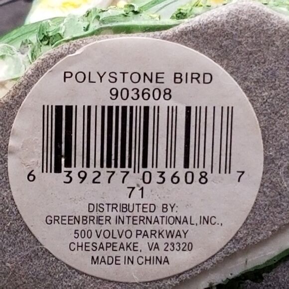 hummingbird figurine polystone - Picture 9 of 12